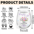 Daughter In Law Wine Glass, Gift For Daughter In Law And Mom Lovers - 11