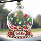 Family Love Knows No Distance, Personalized Acrylic Ornament, Gift For Family - 7