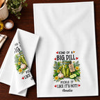 Kind Of A Big Dill, Personalized Kitchen Towel, Gift For Pickle Lovers - 9