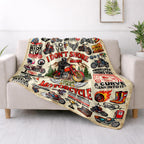 I Don't Snore I Dream I'm A Motorcycle, Personalized Blanket, Gift For Him - 5