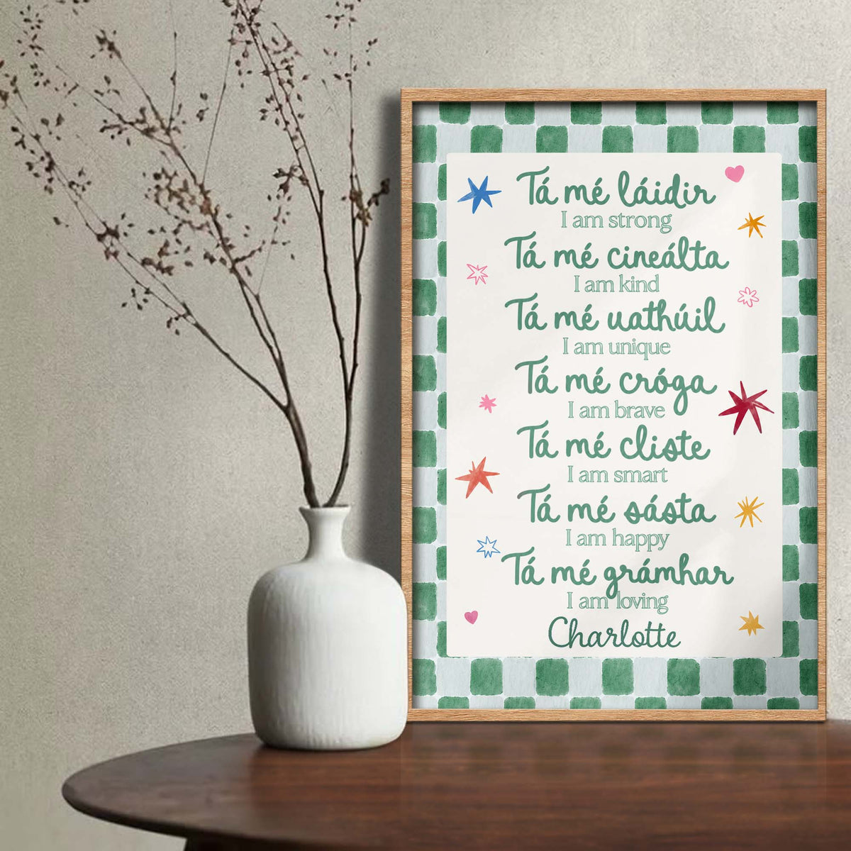 I Am Strong, Vertical Poster, Gift For Grandkids and Kids - 4