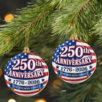 Anniversary Our Family, Personalized Custom Acrylic Ornament, Gift For Families - 5