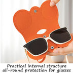 Portable Sunglasses Case with Belt Clip for Travel and Everyday Carry