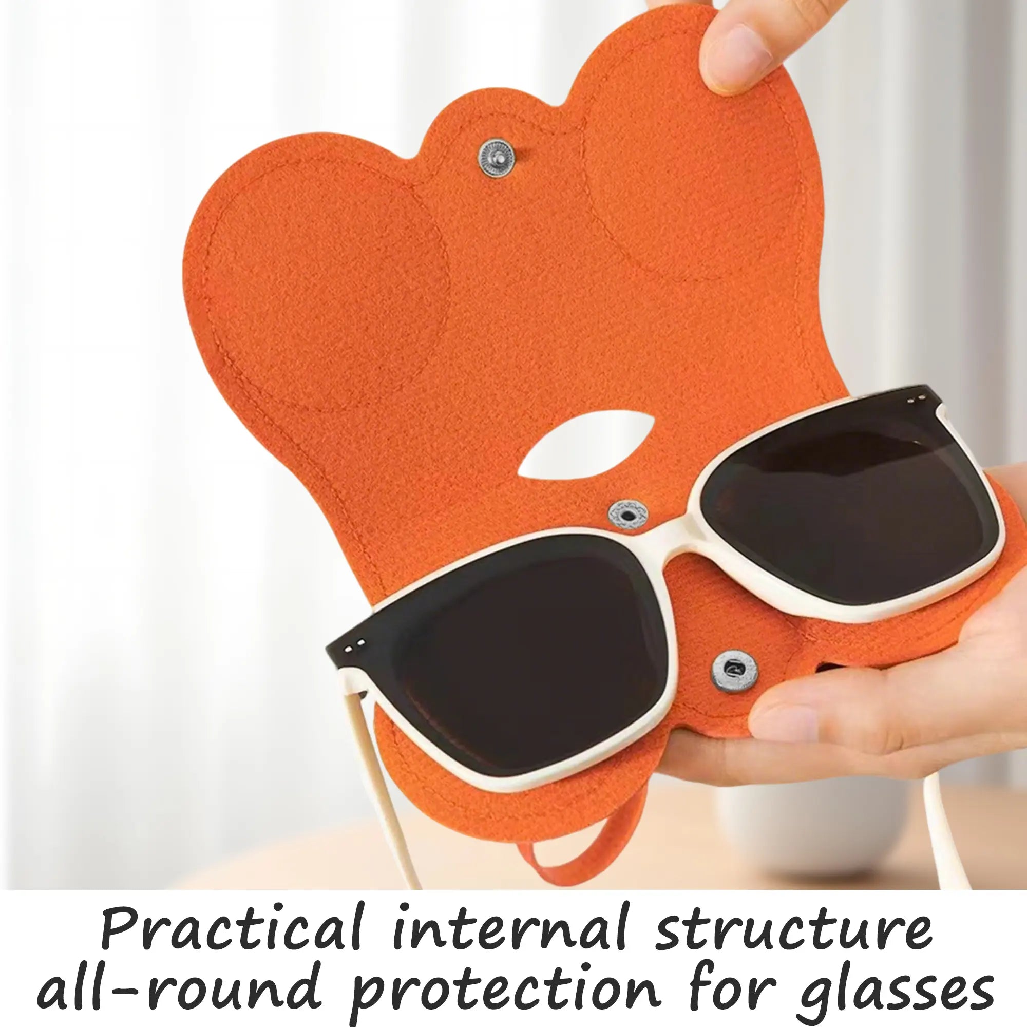 Portable Sunglasses Case with Belt Clip for Travel and Everyday Carry