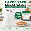 Disposable Stretch Food Covers for Easy Leftover Storage and Everyday Kitchen Prep