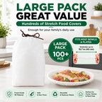 Disposable Stretch Food Covers for Easy Leftover Storage and Everyday Kitchen Prep