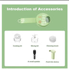 4-in-1 Electric Food Chopper Portable Kitchen Prep Tool for Quick Meal Preparation