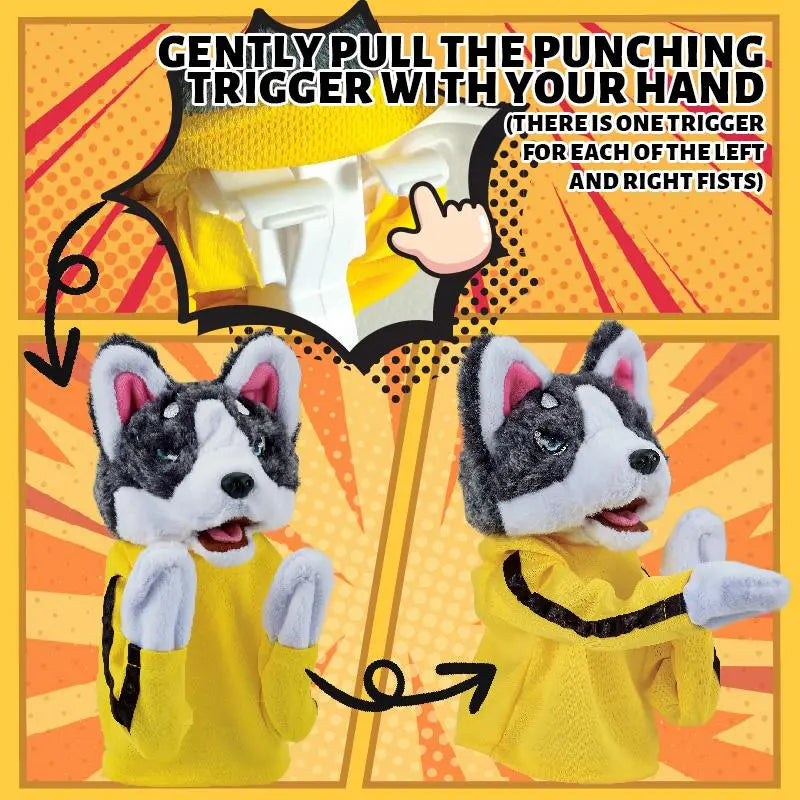 Animal Boxing Hand Puppet Toy for Kids Interactive Battle Play