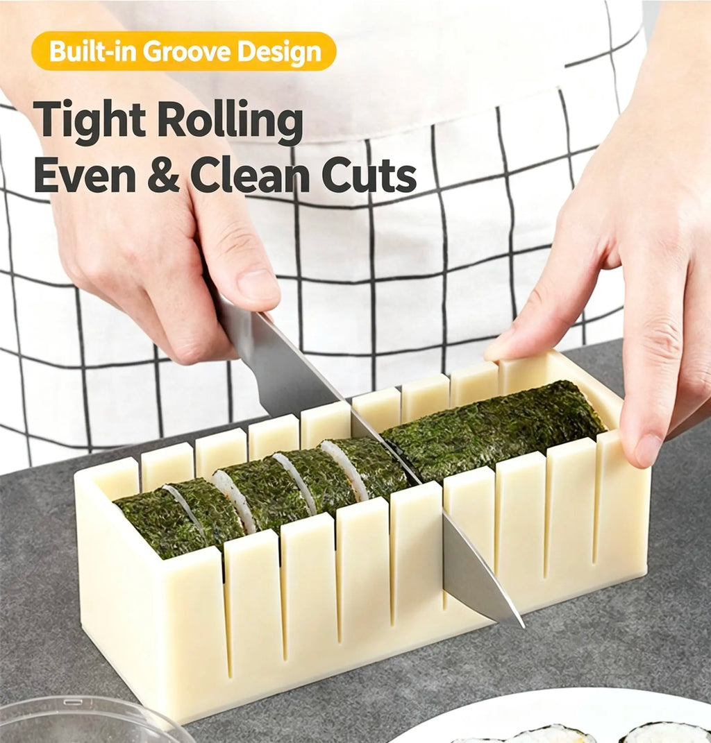DIY Sushi Maker Mold Set for Easy Homemade Rice Roll Preparation
