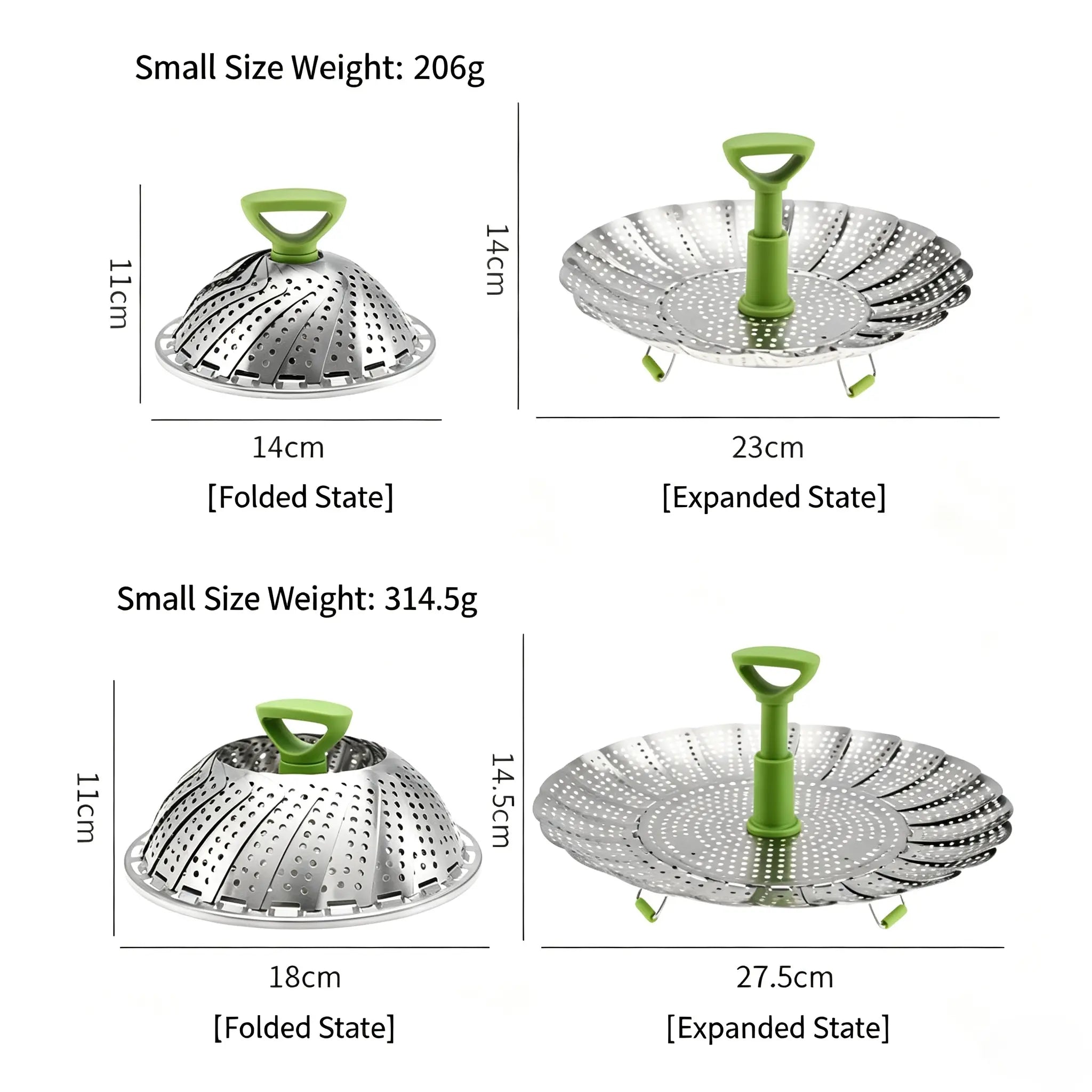Expandable Stainless Steel Vegetable Steamer Basket for Healthy Cooking and Easy Kitchen Prep