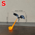 Mystical Dragon Flame Book Nook LED Bookshelf Decor for Fantasy Lovers
