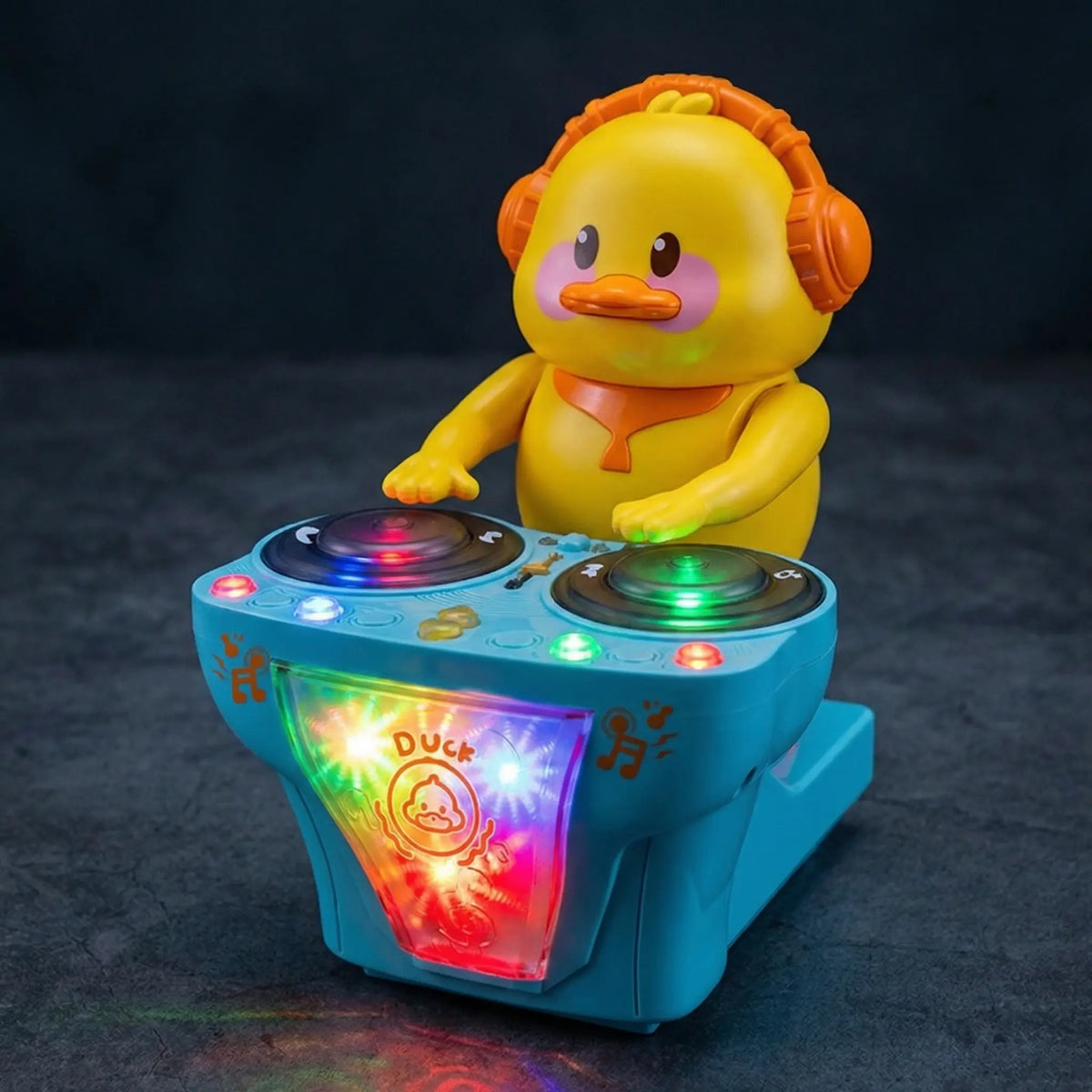 Interactive DJ Dancing Duck Toy with Music Lights for Toddlers and Kids