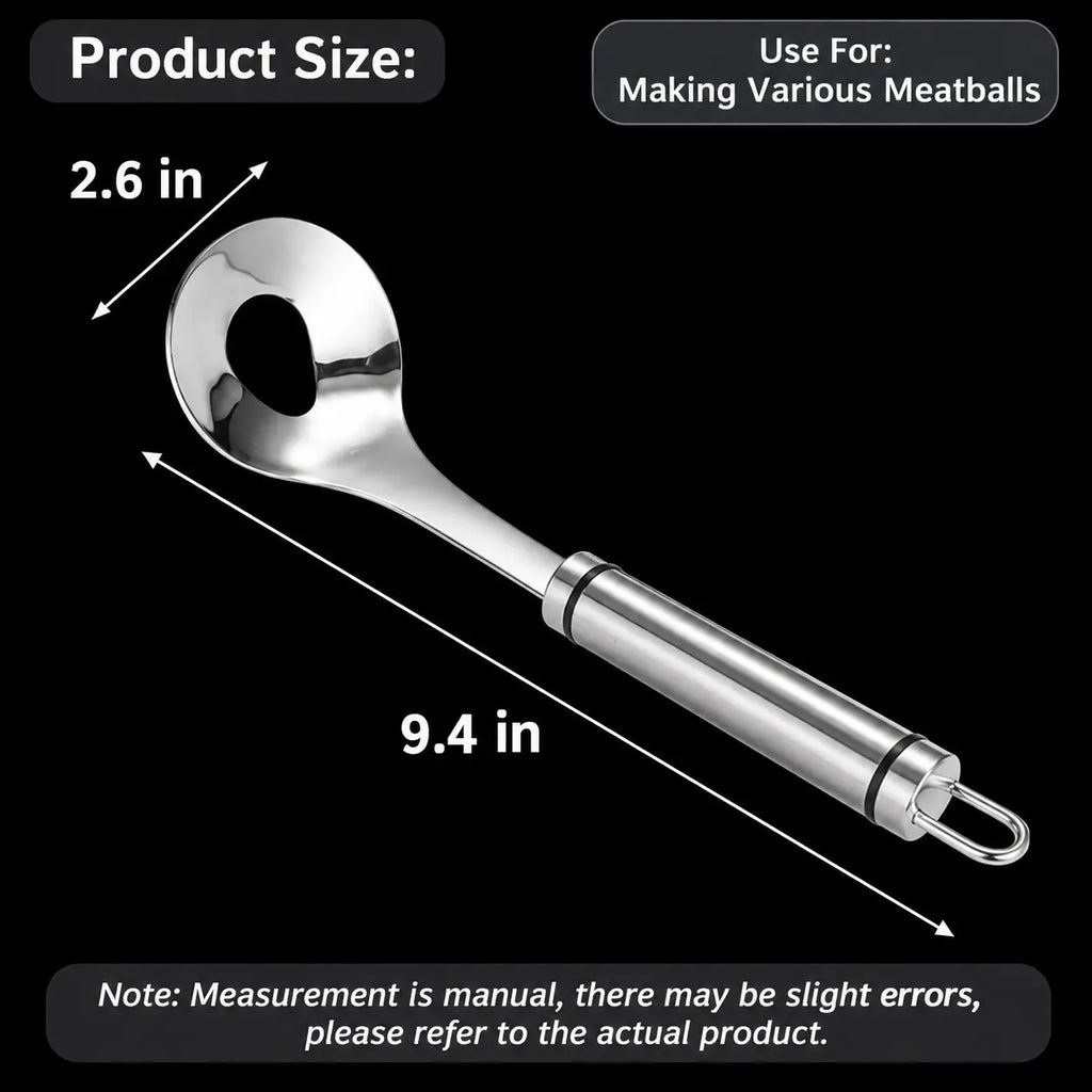 Stainless Steel Meatball Maker Spoon for Easy Mess-Free Kitchen Cooking