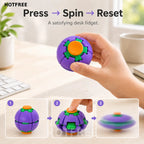 Hotfree Balle Gyroscopique Fidget Imprimée en 3D – Gadget de Bureau Anti-Stress et Anxiété à Rotation Fluide