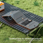 30W Foldable Solar Charger Power Bank – 10000mAh Portable Solar Panel with USB-C Fast Charging for Camping & Hiking