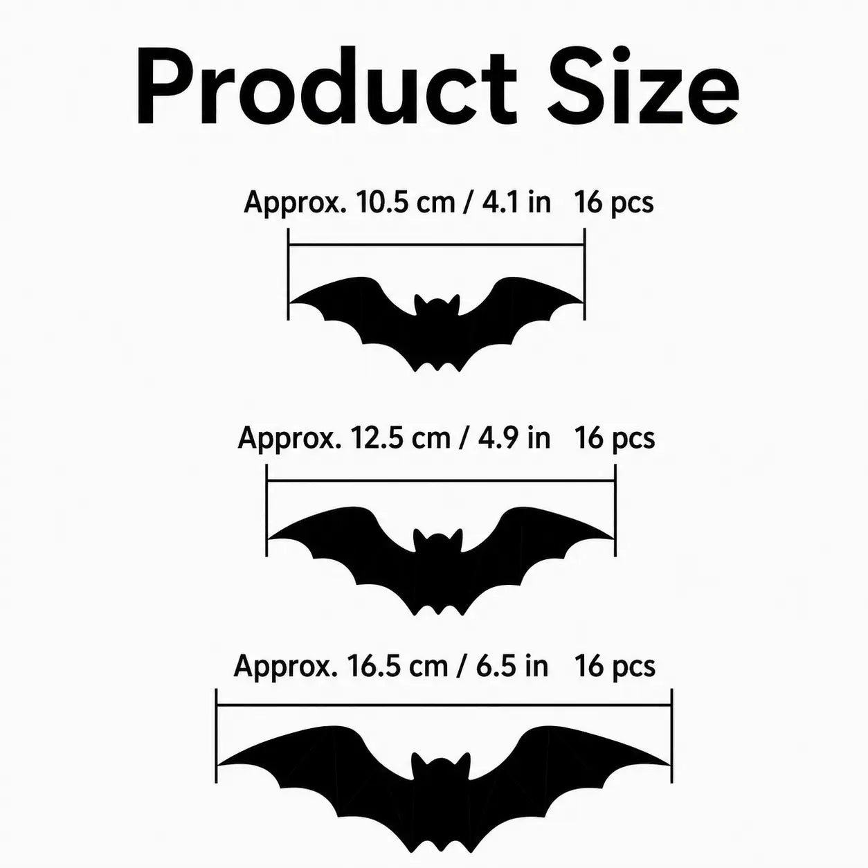 3D LED Bat Wall Decor Set for Spooky Halloween Home Parties
