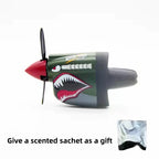 P-40 Warhawk Plane Car Air Freshener | Vintage Fighter Jet Vent Clip for Men