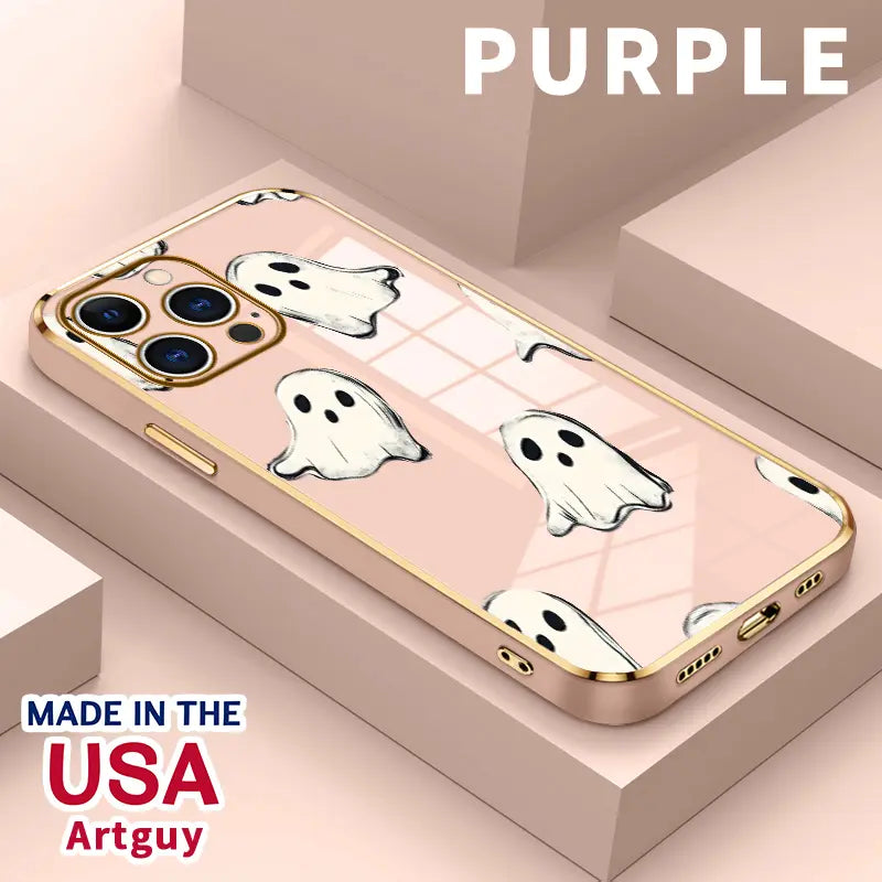 Ghost Pattern Shockproof Phone Case for Halloween Style and Everyday Protection
