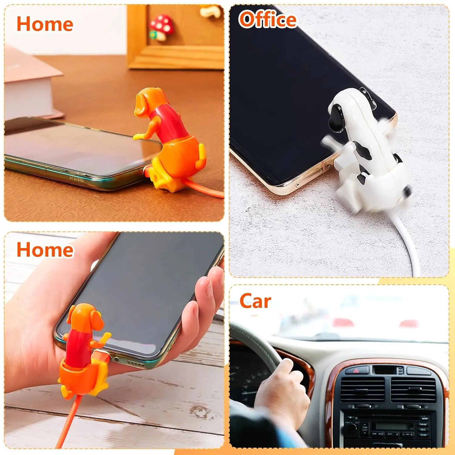 Funny Dog Charging Cable for Phones and Novelty Tech Gifts
