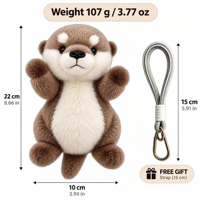 Viral Vibe Soft Plush Otter Keychain Realistic Stuffed Animal Bag Charm Lightweight Backpack Pendant  Viral Vibe Soft Plush Otter Keychain Realistic Stuffed Animal Bag Charm Lightweight Backpack Pendant  Viral Vibe Soft Plush Otter Keychain Realist