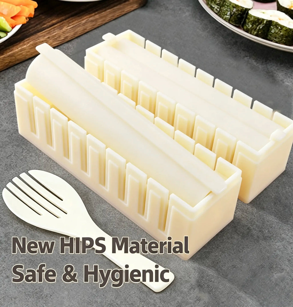 DIY Sushi Maker Mold Set for Easy Homemade Rice Roll Preparation