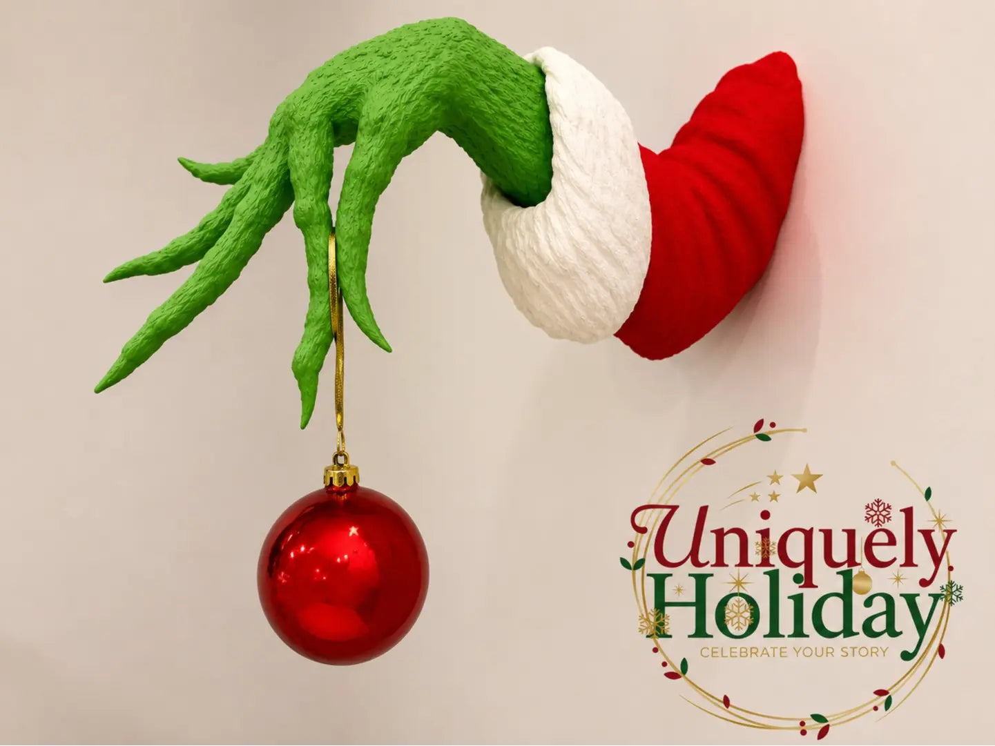 Christmas Ornament Hanger Accessory for Festive Holiday Home Decorations and Parties