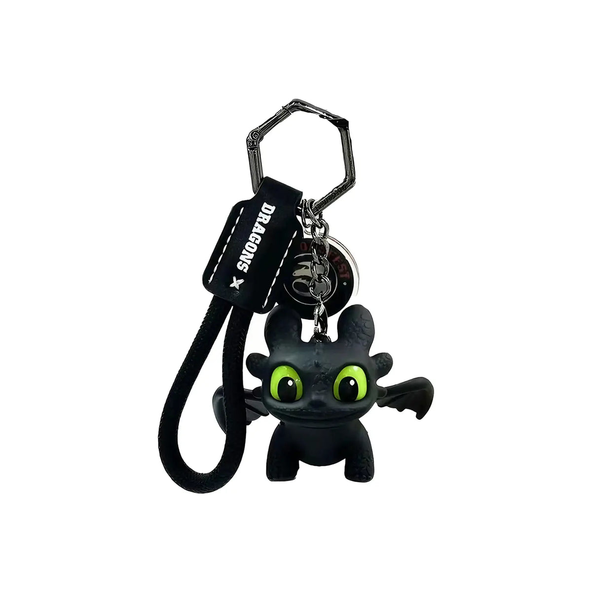 Glow In Dark Mini Dragon Keychain with Moving Wings for Bag Charms