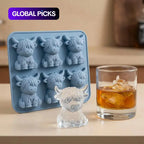 Mini Highland Cow Silicone Ice Cube Mold for Drinks and Parties