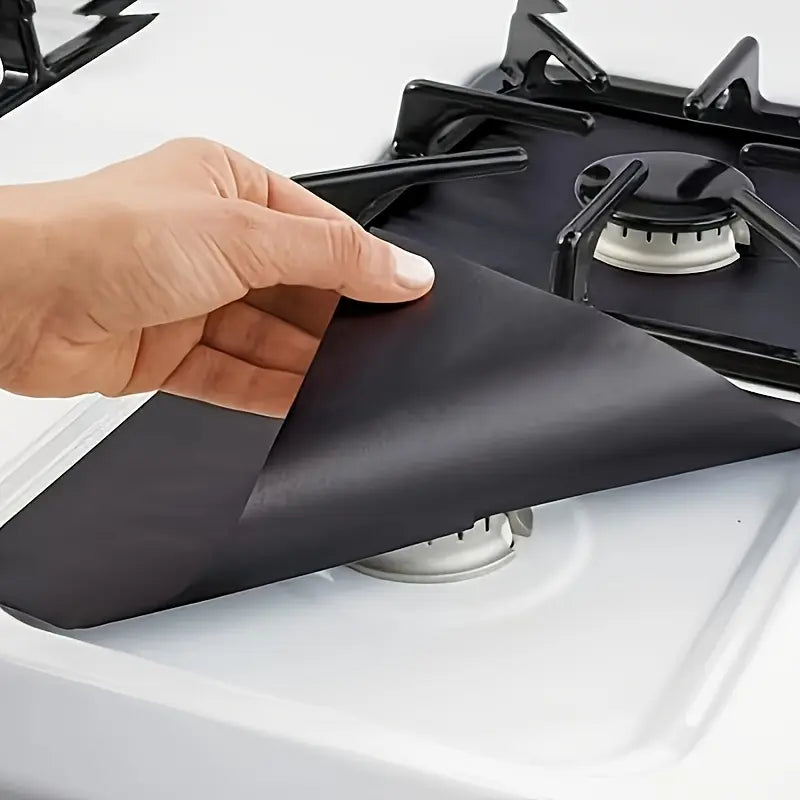 Reusable Non-Stick Gas Stove Burner Covers for Easy Kitchen Cleaning