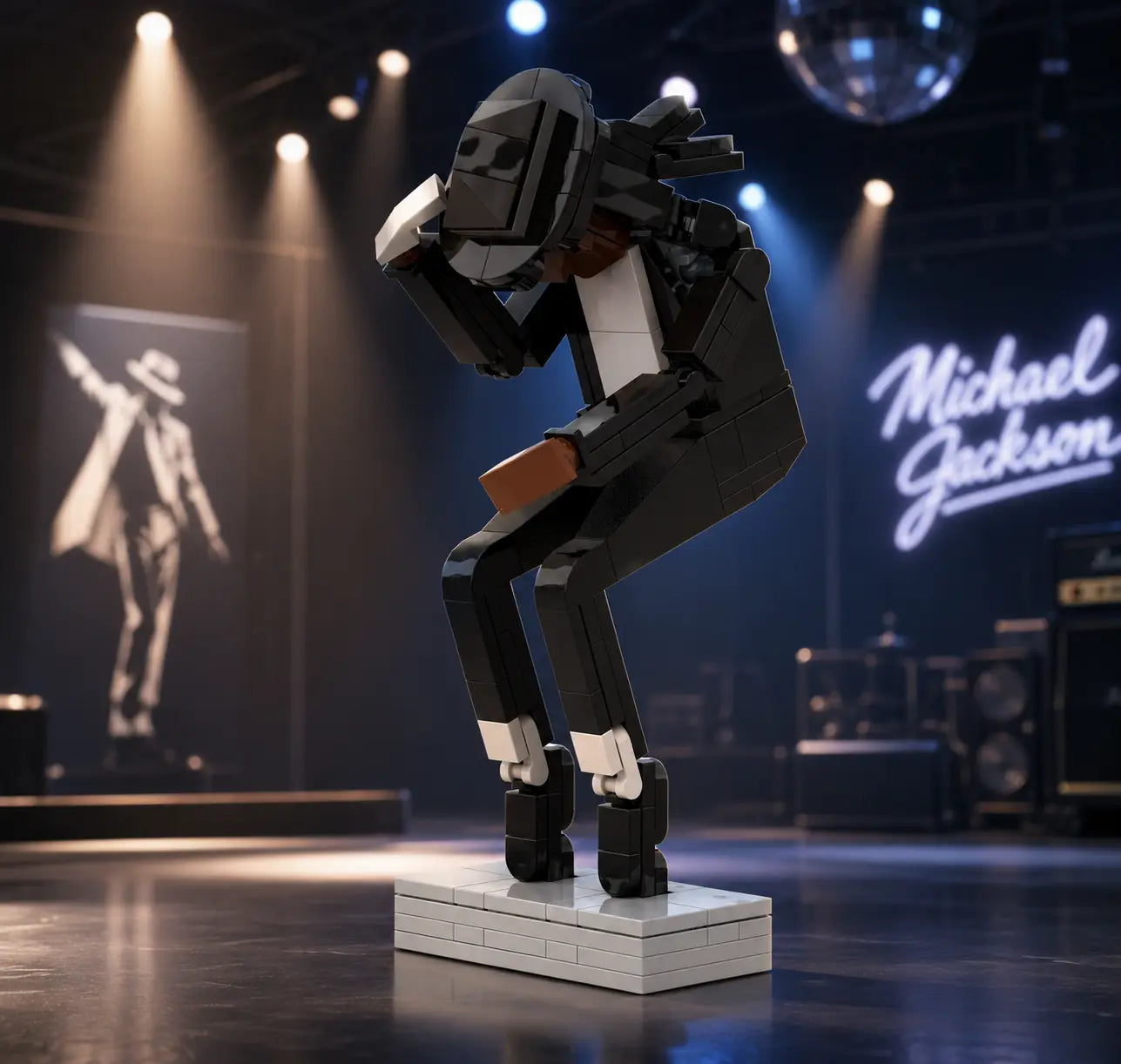 Classic Dance Pose Building Block Figure Gift for Pop Music Fans