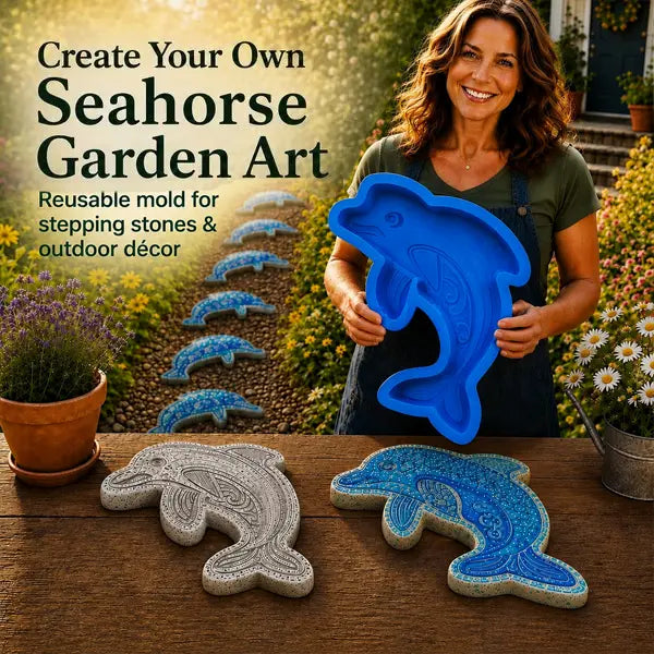 Reusable Octopus Stepping Stone Mold for DIY Garden Pathway Decor