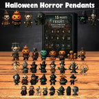Halloween Countdown Advent Calendar Blind Bag Figurine Set for Horror Fans