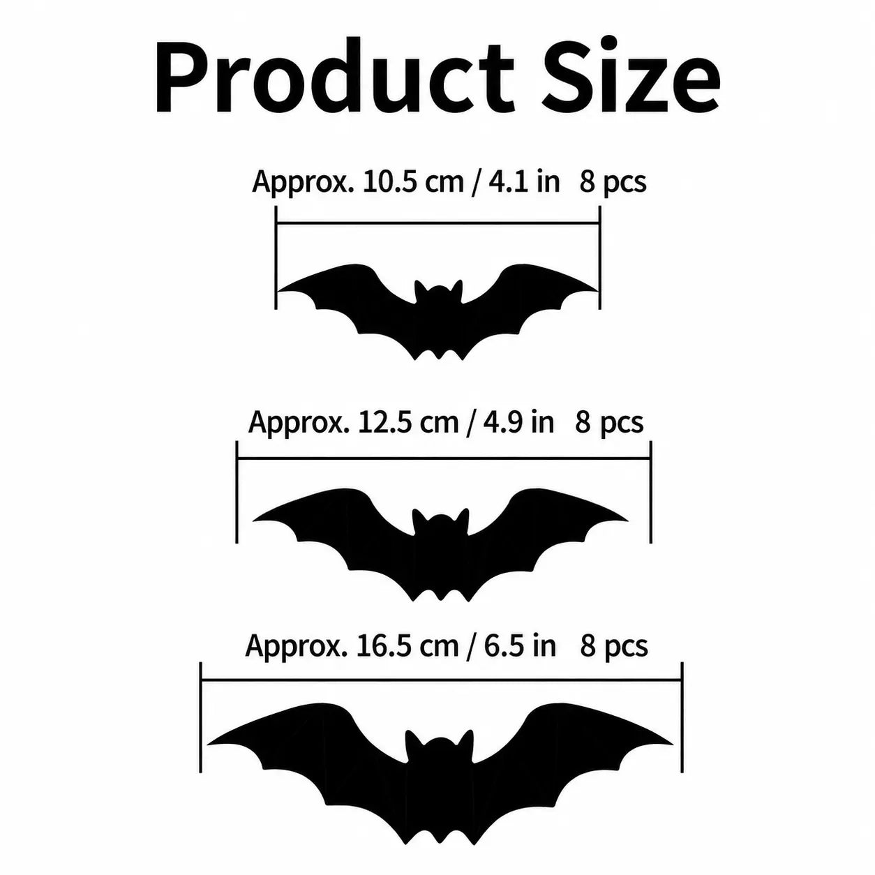 3D LED Bat Wall Decor Set for Spooky Halloween Home Parties