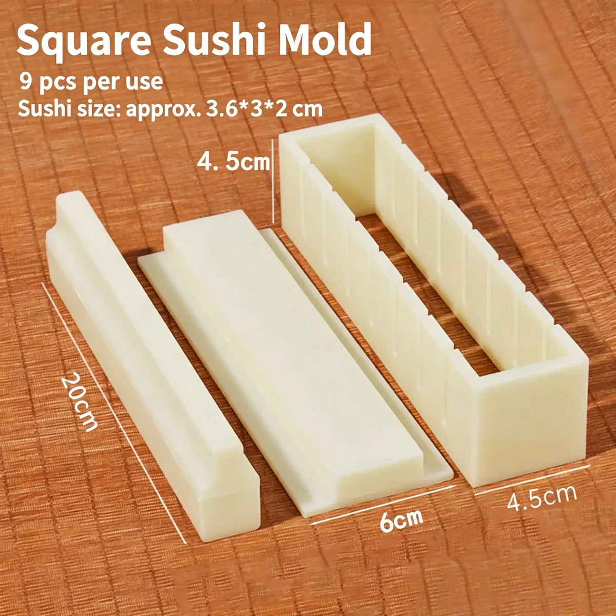 DIY Sushi Maker Mold Set for Easy Homemade Rice Roll Preparation