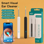 720P HD EarWax Removal Tool with Camera 6 Ear Spoons Set Rechargeable USB Battery Dual Power Safe Ear Care Gentle with WiFi Ear Cleaning summerwins