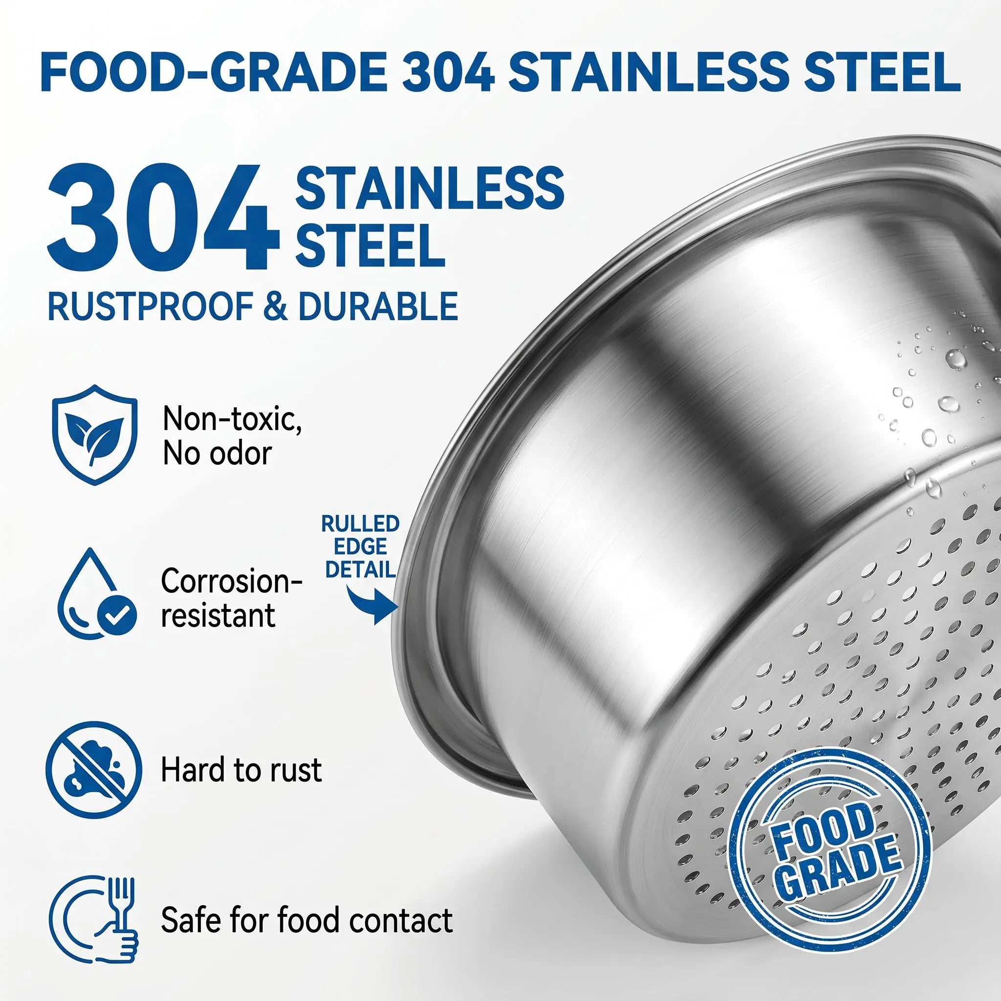 Stainless Steel Swan Sink Strainer Basket for Easy Kitchen Drain Cleaning