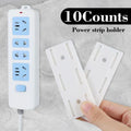 Self Adhesive Power Strip Holder for Easy Cable Organization and Space Saving Setup