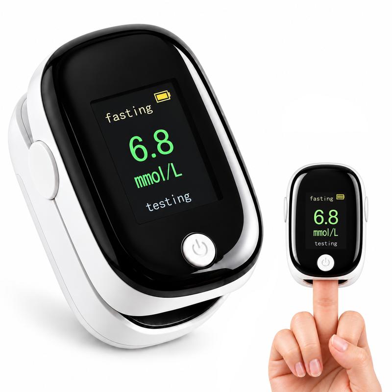 Non-Invasive Fingerstick Blood Glucose Meter—Results in 5 Seconds—The Perfect Gift for Seniors