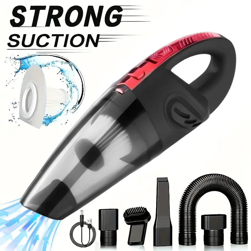 Mini aspirateur sans fil — aspiration puissante, design léger, parfait pour la maison et la voiture. Nettoyez n'importe quand, n'importe où