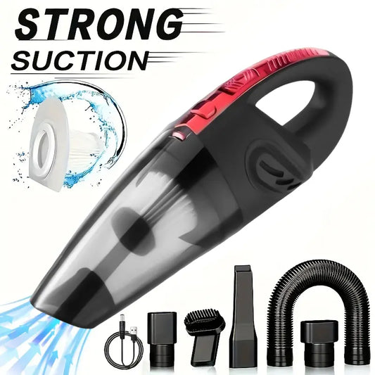 Mini aspirateur sans fil — aspiration puissante, design léger, parfait pour la maison et la voiture. Nettoyez n'importe quand, n'importe où
