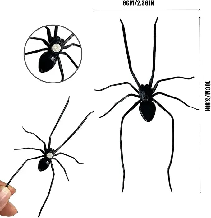 Realistic Spider Fridge Magnet Halloween Prank Decor for Fun Home Displays