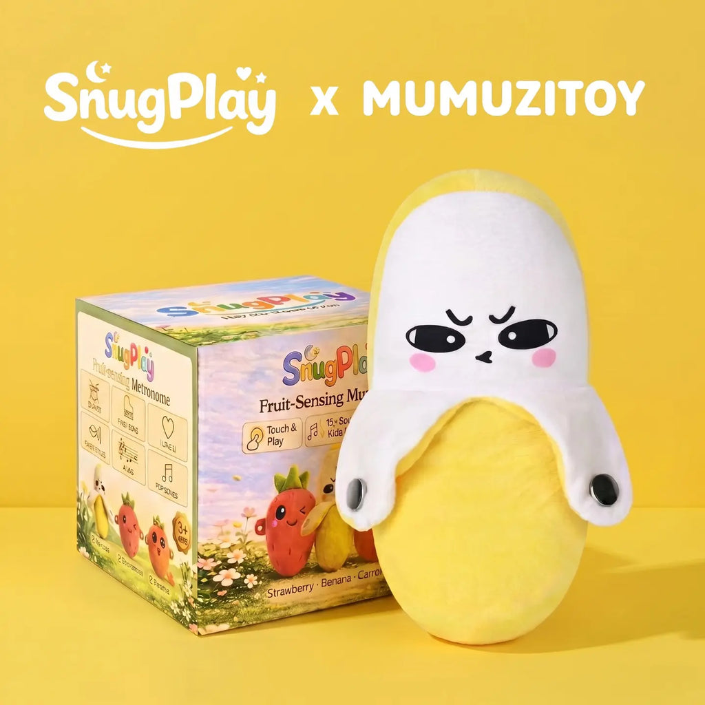 Interactive Music Plush Toy Set: Banana Strawberry Carrot Prank Gift for Kids Adults