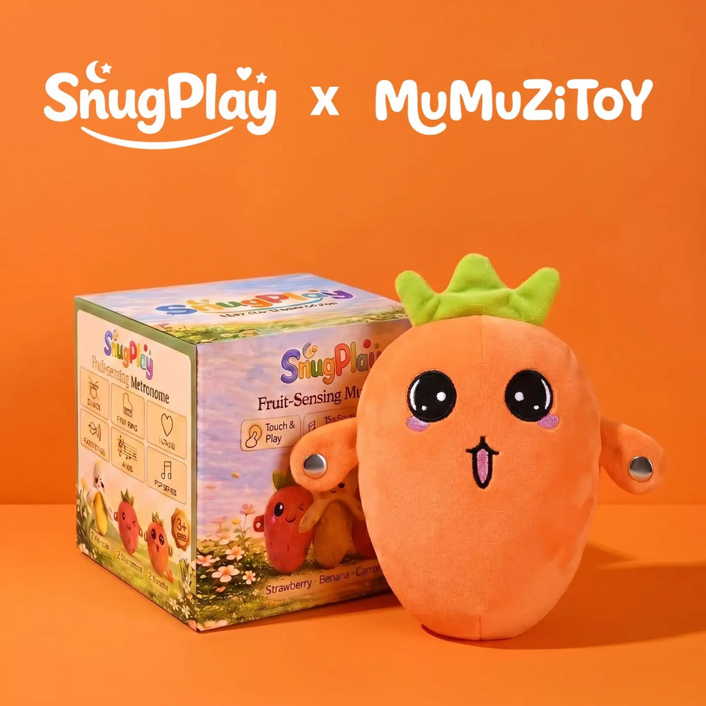 Interactive Music Plush Toy Set: Banana Strawberry Carrot Prank Gift for Kids Adults