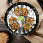 Expandable Stainless Steel Vegetable Steamer Basket for Healthy Cooking and Easy Kitchen Prep