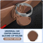 Universal Foldable Car Cup Holder with Hook for Bottles Tumblers and Coffee Cups