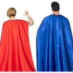 Reversible Superhero Cape and Mask Set for Halloween Parties and Costume Events