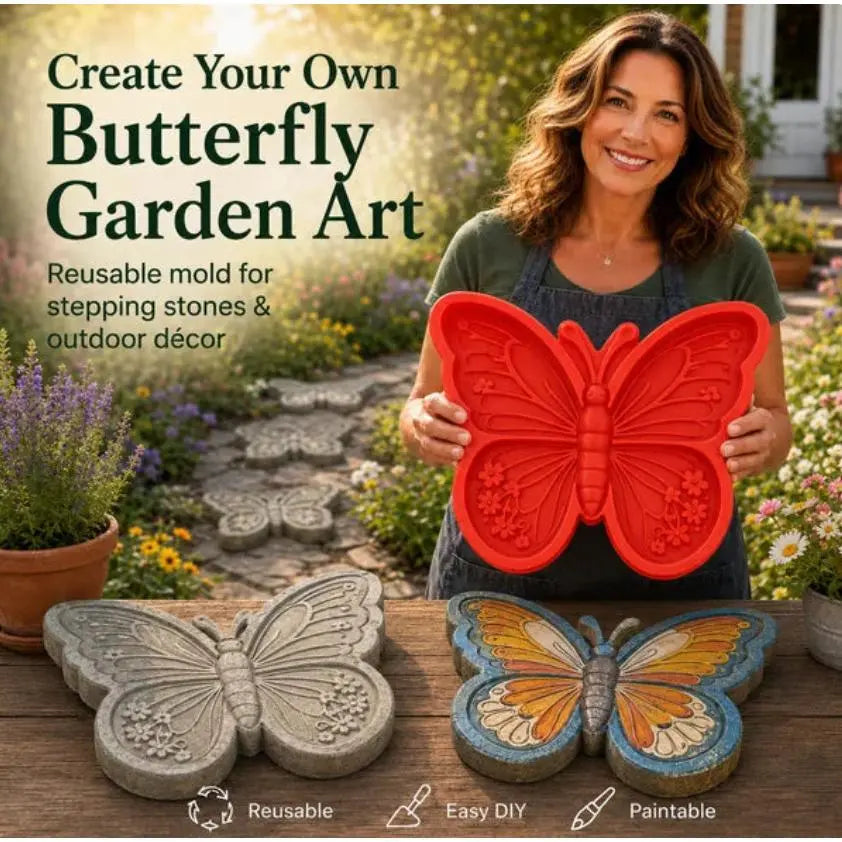 Reusable Octopus Stepping Stone Mold for DIY Garden Pathway Decor