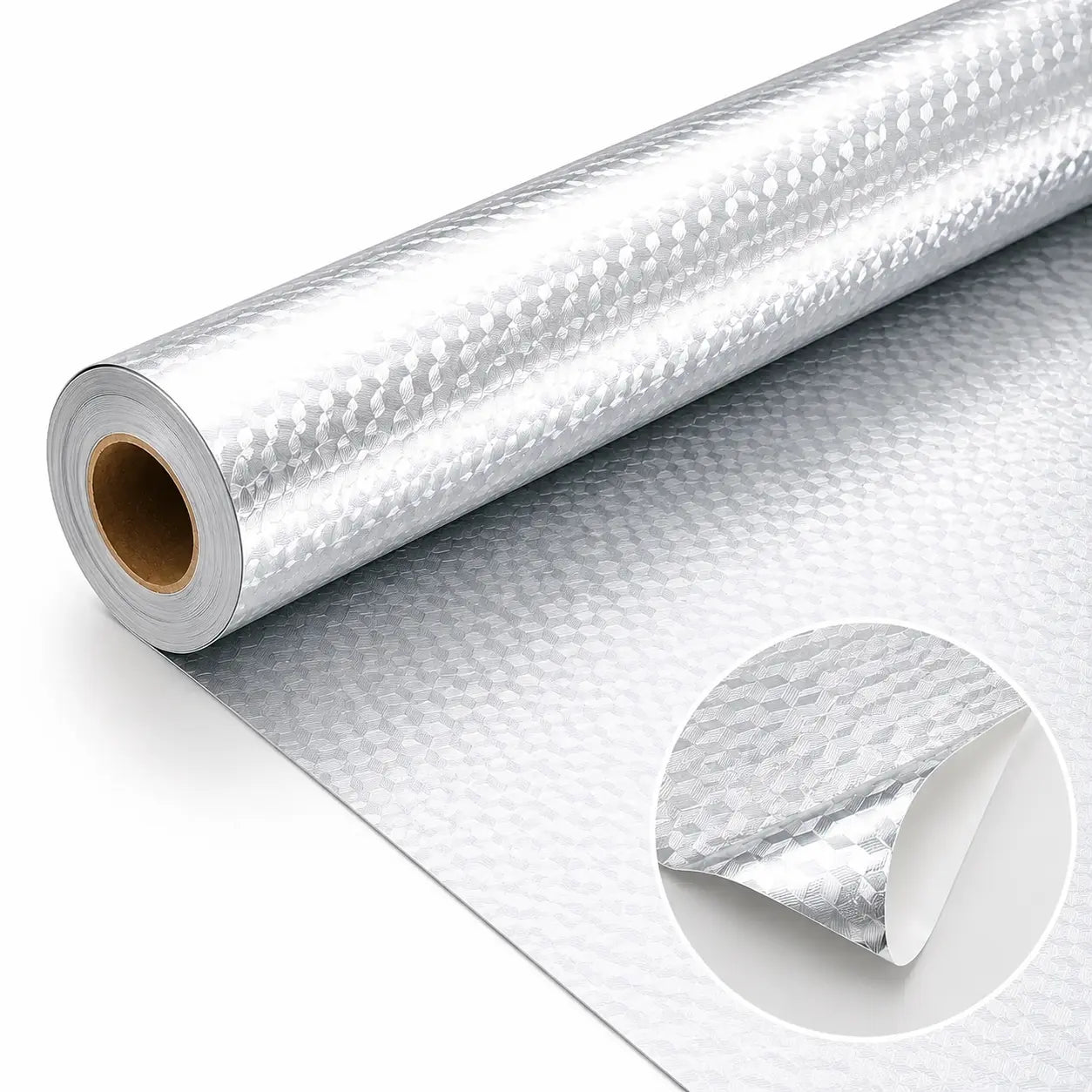 Self Adhesive Aluminum Foil Backsplash Wallpaper for Easy Kitchen Surface Protection