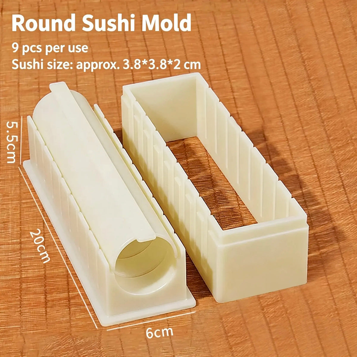 DIY Sushi Maker Mold Set for Easy Homemade Rice Roll Preparation