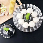 Expandable Stainless Steel Vegetable Steamer Basket for Healthy Cooking and Easy Kitchen Prep